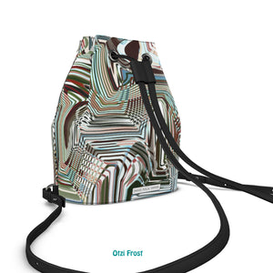 Leather Mini Backpack from our "La Clique” collection in colourway Ötzi Frost. Made to Order in England