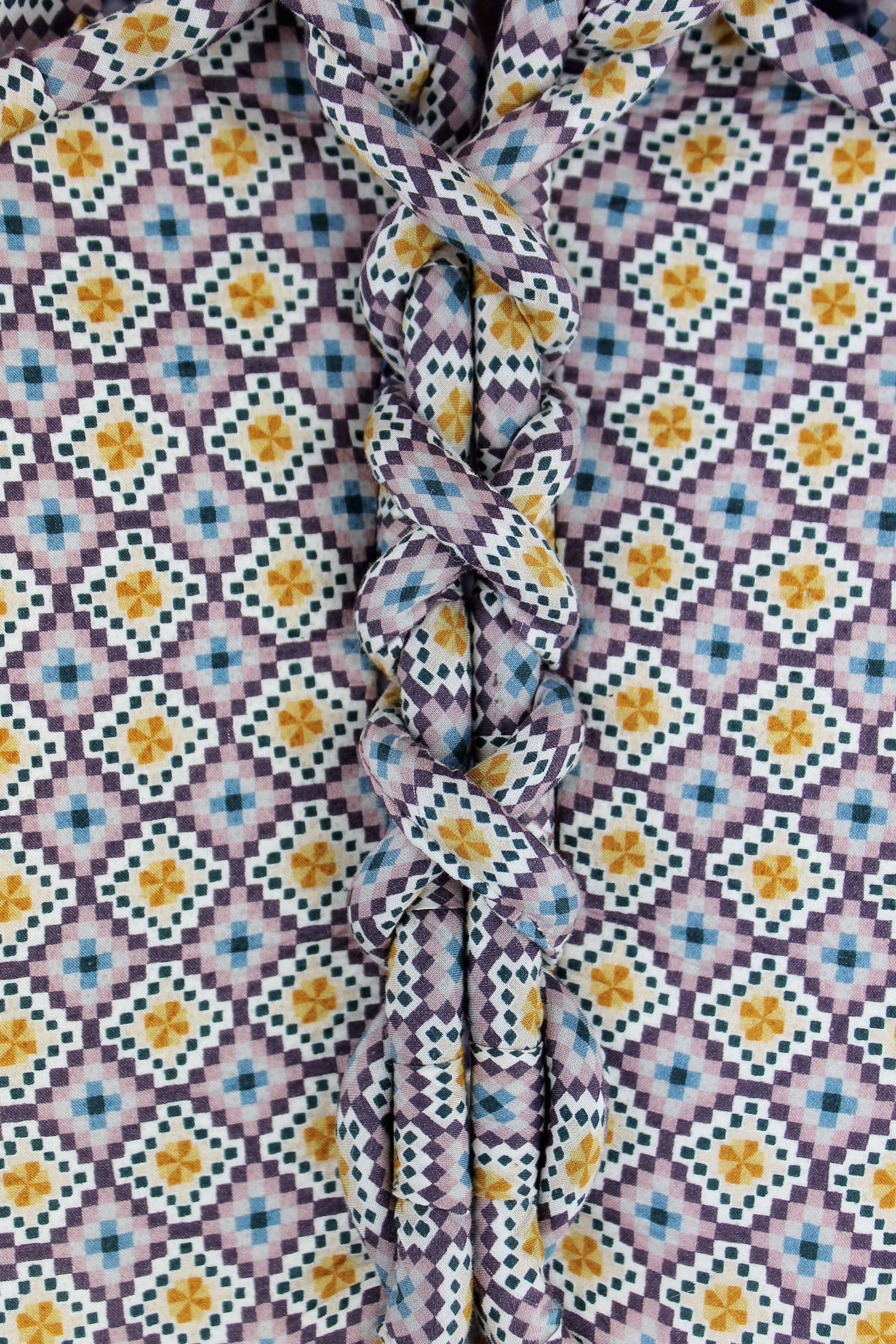 Knotted Corset In Liberty London Aidah Tana Lawn Fabric.
