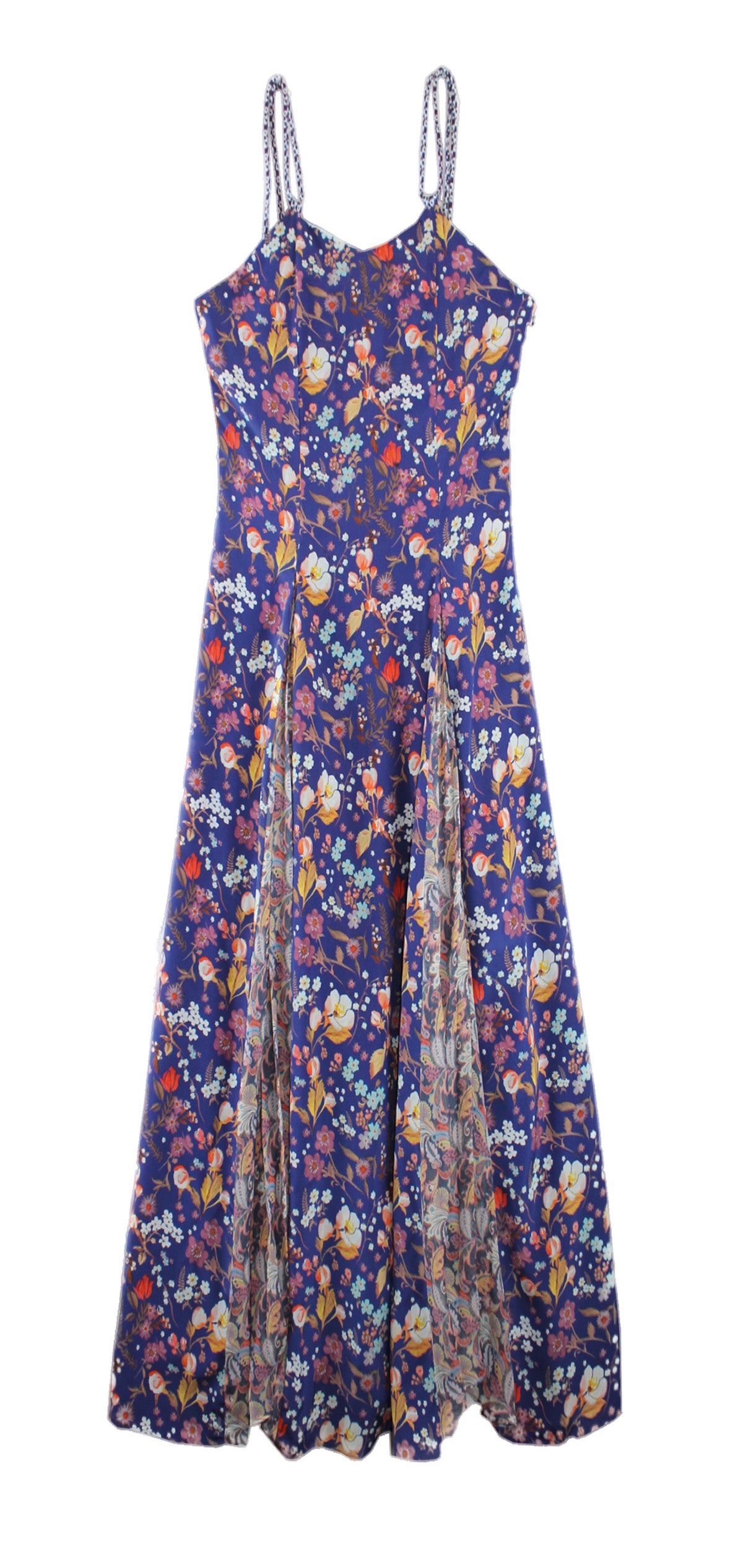 Liberty Crepe de Chine Panel Dress with Silk Chiffon, Sunray Godets . D.P.TANNER Liberty Crepe de Chine Panel Dress with Silk Chiffon, Sunray Godets . D.P.TANNER