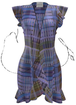 Tabitha Geometric Wrap Dress